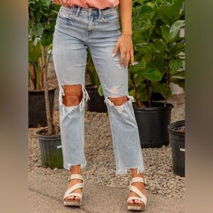 Vervet 90'S HIGH RISE STRAIGHT LEG